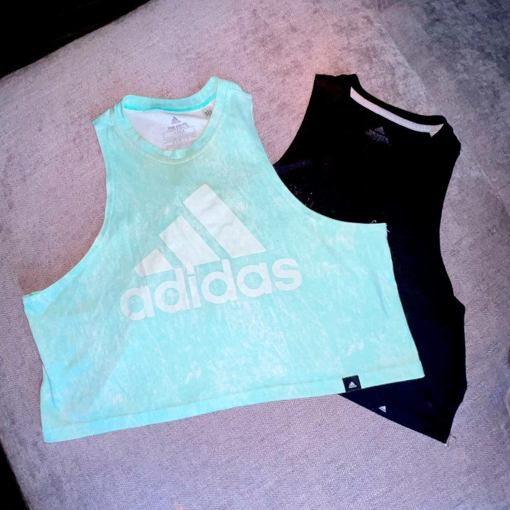 Adidas Crop Tops set of 2!